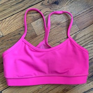 Hot Pink Lululemon Sports Bra